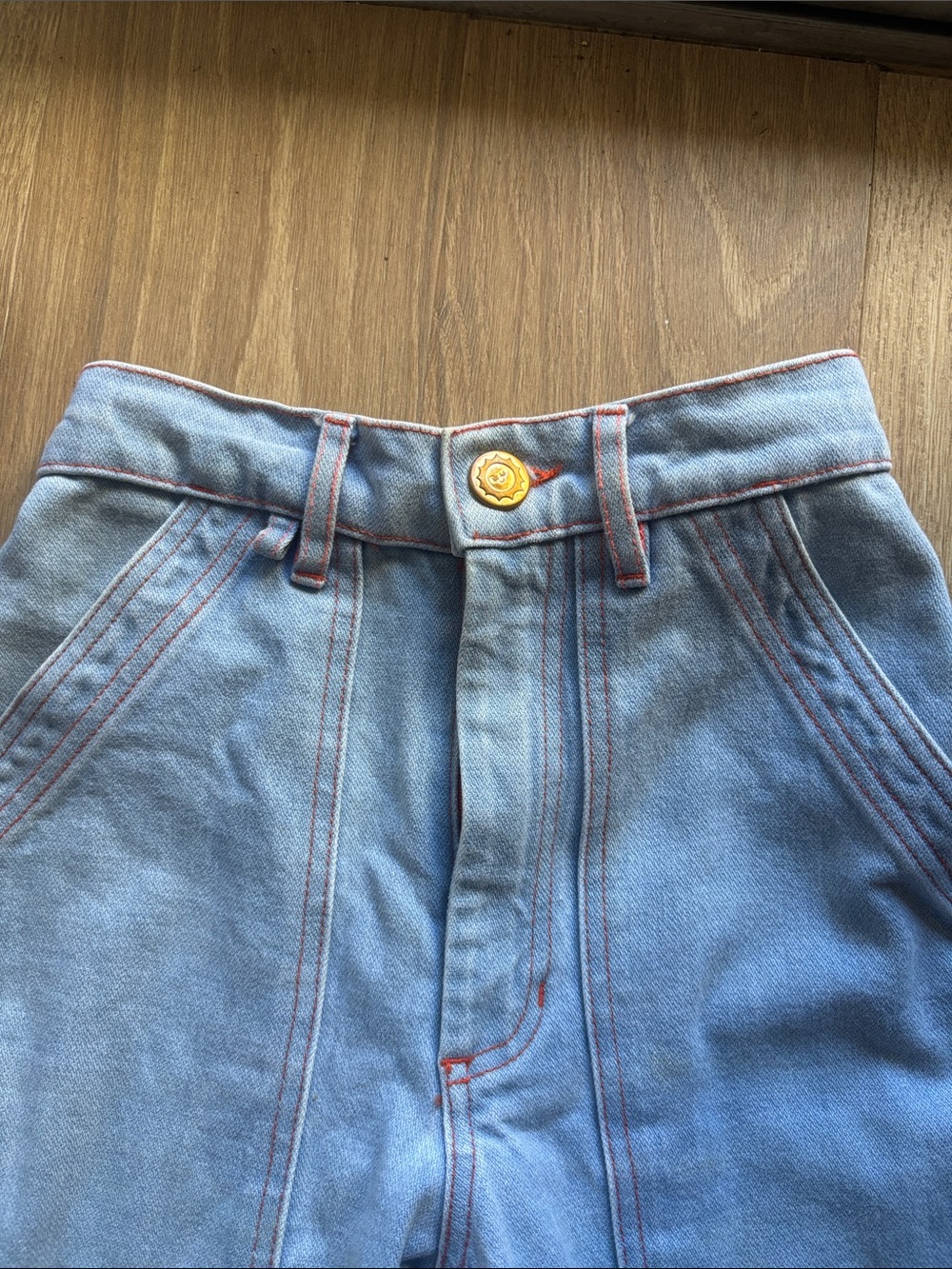 Big Bud Press - Light Blue Carpenter Jeans - XXS